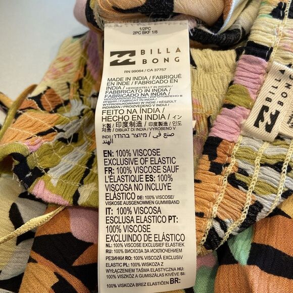 Billabong NWT True Desire Floral Cutout Maxi Dress M - Picture 8 of 8